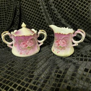Lefton China Heavenly Rose  set